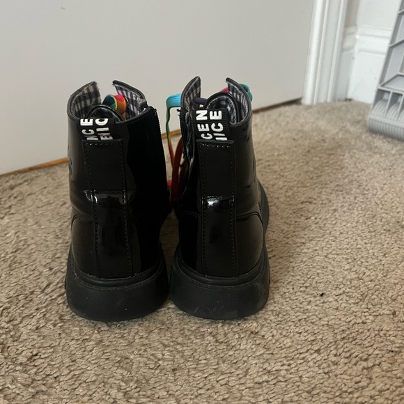 Black Patten Boots - Picture 5 of 5